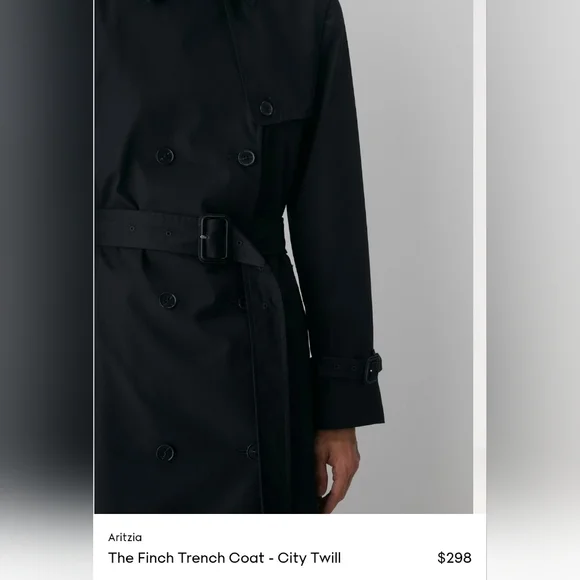 Aritzia The Finch Trench Coat - Picture 8 of 12